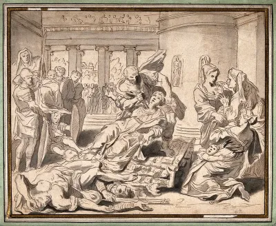 The martyrdom of Saint Agnes