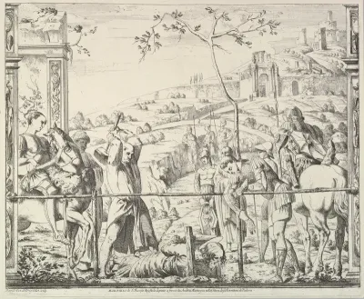 The Martyrdom of Saint James, from "The Story of Saints James and Christopher in the Eremitani Chapel"