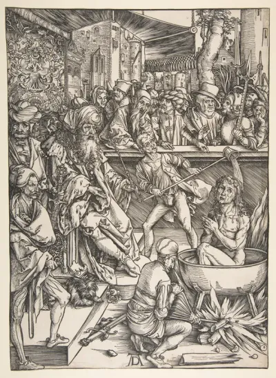 The Martyrdom of Saint John, from "The Apocalypse"