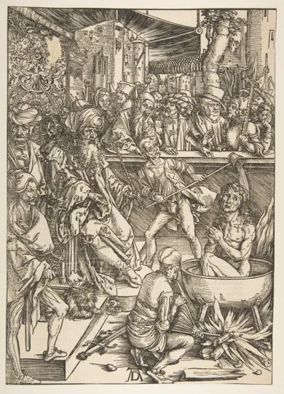 The Martyrdom of Saint John, from "The Apocalypse", Latin Edition