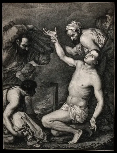 The martyrdom of Saint Laurence of Rome