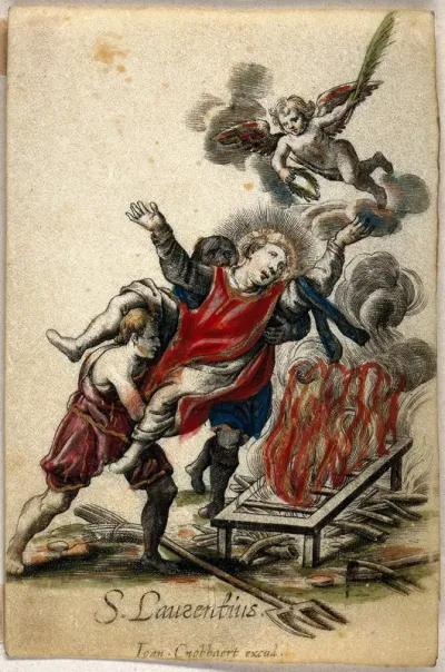 The martyrdom of Saint Laurence