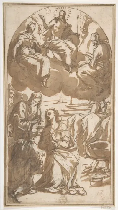 The Martyrdom of Saint Lucy (Her Last Communion before Being Dragged by Oxen)