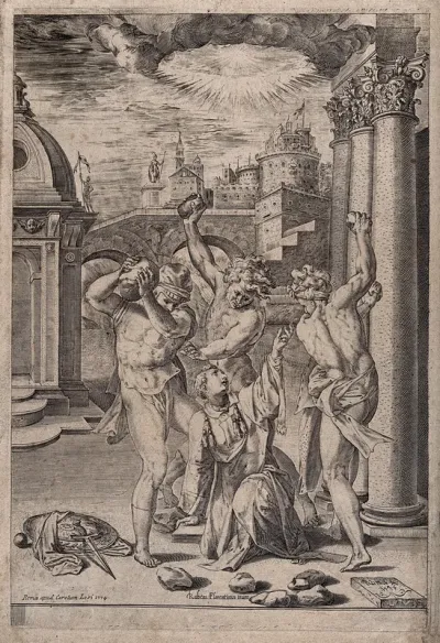 The martyrdom of Saint Stephen