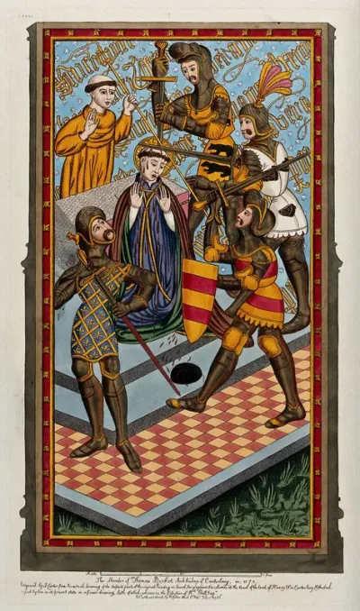 The martyrdom of Saint Thomas of Canterbury