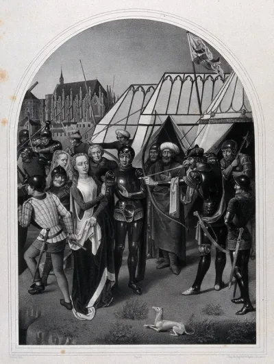 The martyrdom of Saint Ursula