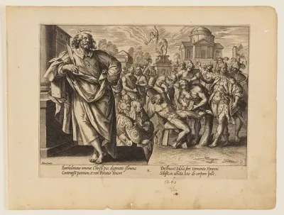 The Martyrdom of St Bartholomew, from The Martyrdom of Christ and the Apostles