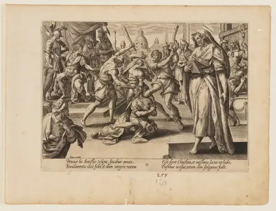 The Martyrdom of St James the Lesser, from The Martyrdom of Christ and the Apostles