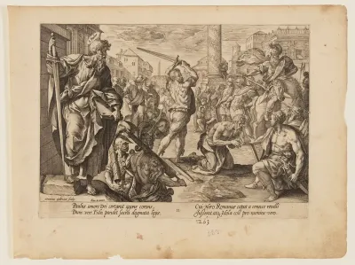 The Martyrdom of St Paul, from The Martyrdom of Christ and the Apostles