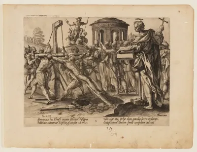 The Martyrdom of St Philip, from The Martyrdom of Christ and the Apostles