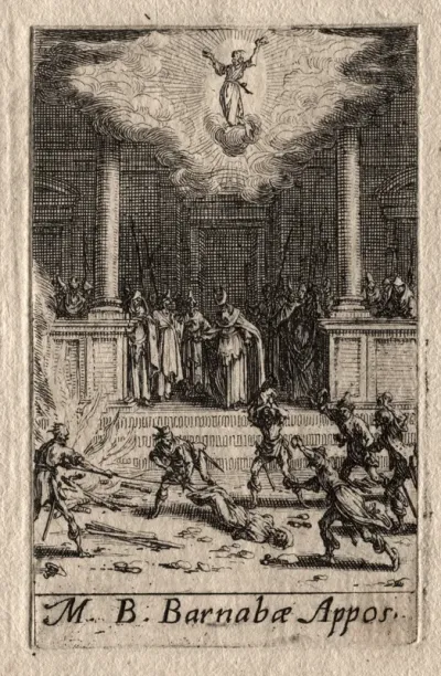 The Martyrdom of the Apostles: St. Barnabas