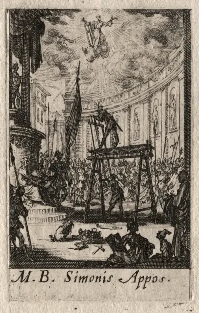 The Martyrdom of the Apostles:  St. Simon
