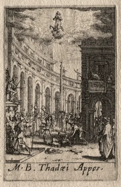 The Martyrdom of the Apostles:  St. Thaddeus