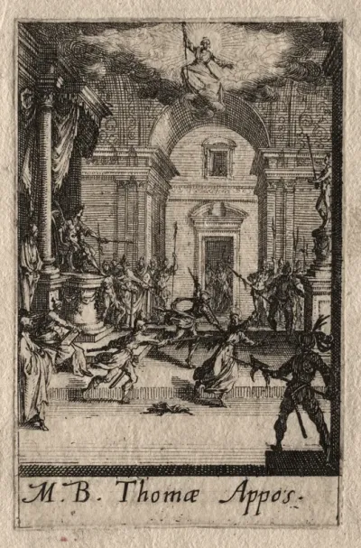 The Martyrdom of the Apostles: St. Thomas