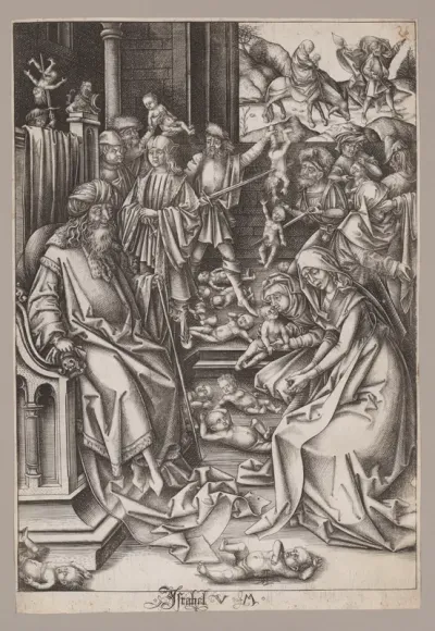 The Massacre of the Innocents with the Flight into Egypt, from "The Life of the Virgin"
