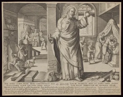 The medical practitioner appearing as Christ when he arrives to treat sick people