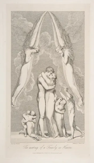 The Meeting of a Family in Heaven, from "The Grave," a Poem by Robert Blair