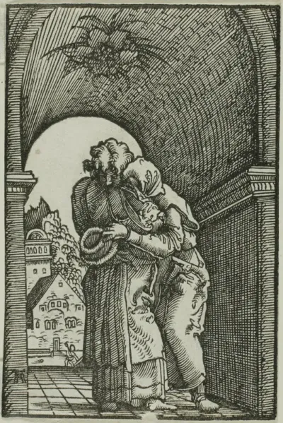 The Meeting of Joachim and Anne, from The Fall and Redemption of Man