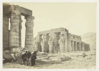 The Memnonium, Thebes, from the Plain