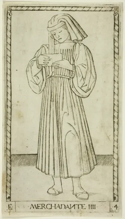 The Merchant, plate four from The Ranks and Conditions of Men