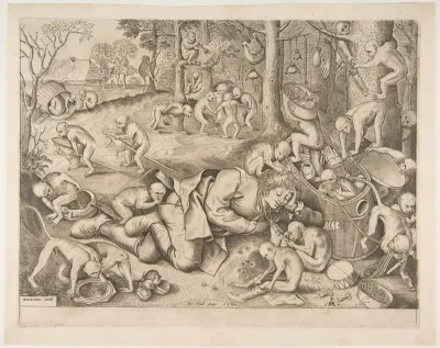 The Merchant Robbed by Monkeys