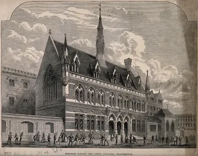 The Merchant Taylor's School, Charterhouse, London: the new buildings