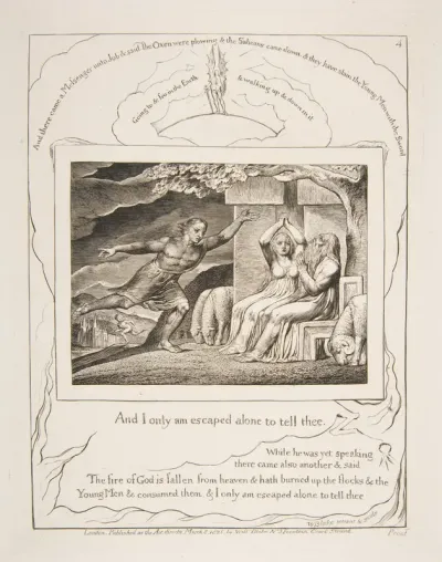 The Messengers tell Job of his Misfortunes