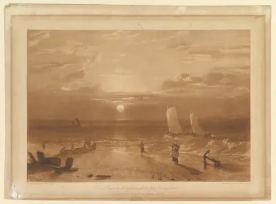 The Mildmay Sea-Piece (Liber Studiorum, part XIII, plate 40)