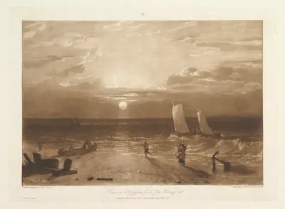 The Mildmay Sea-Piece, part VIII, plate 40 from "Liber Studiorum"