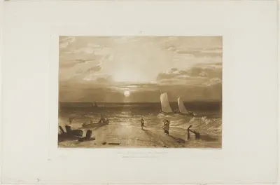 The Mildmay Sea-Piece, plate 40 from Liber Studiorum