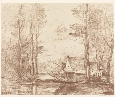 The Mill of Cuincy, near Douai (Le Moulin de Cuincy, pres Douai)