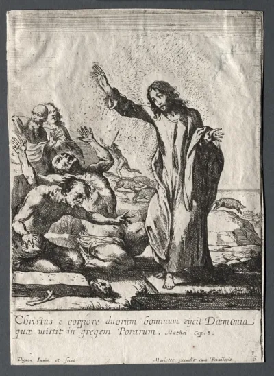 The Miracles of Jesus Christ:  Christ Delivering the Possessed