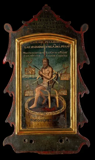 The mirror of sinners, the sword of vengeance of sin