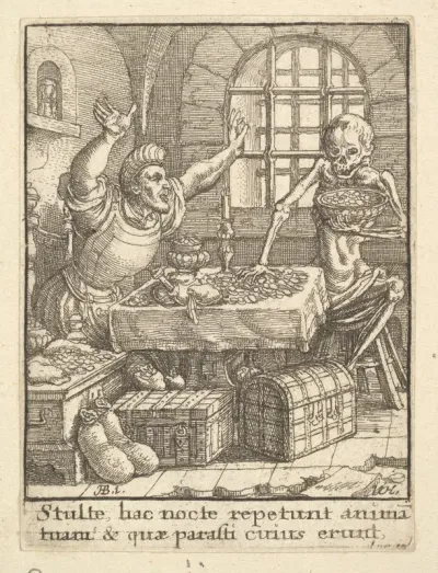 The Miser, from "Dance of Death"