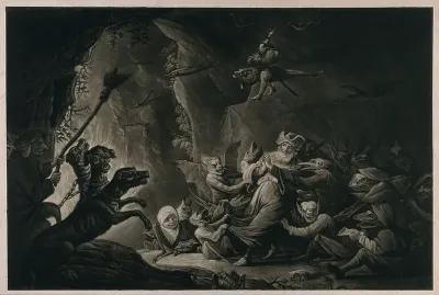 The miser in hell