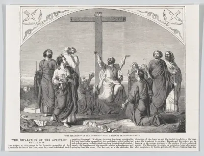 The Mission of the Apostles, from "Illustrated London News"