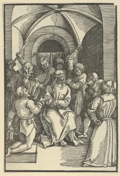 The Mocking of Christ, from Speculum passionis domini nostri Ihesu Christi