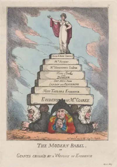 The Modern Babel, or Giants Crushed by a Weight of Evidence