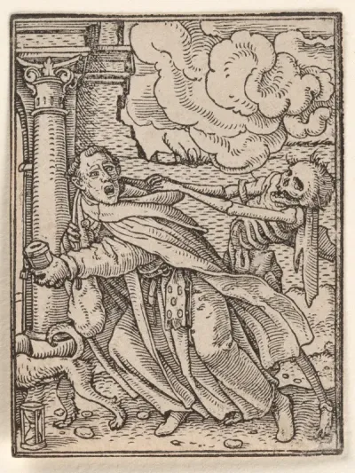 The Monk (or Mendicant), from "The Dance of Death"