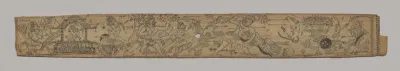 The Monkeys and Bears Fight Ravana and His Demons (verso), from a Romance of Chandrabhanu and Lavanyavati of Upendra Bhanja (Indian, died 1740)