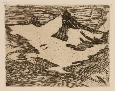 The Mountain, plate 2 from Le Fleuve