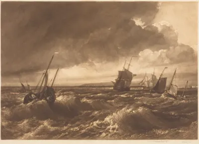 The Mouth of the Thames—Isle of Sheppey in Distance