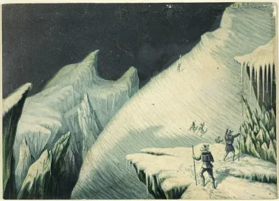 The Mur De La Cote, from The Ascent Of Mont Blanc