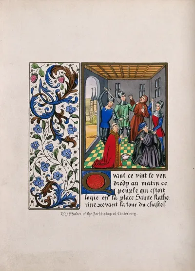 The murder of Simon Sudbury at the Tower of London in 1381