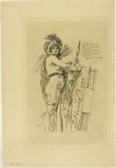 The Muse of Félicien Rops