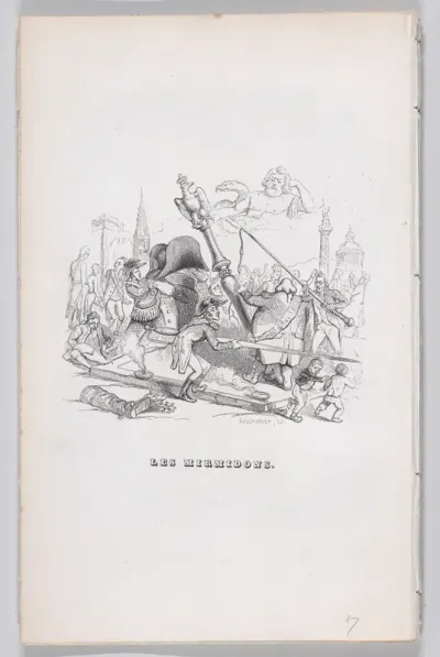 The Myrmidons, from "The Complete Works of Béranger"