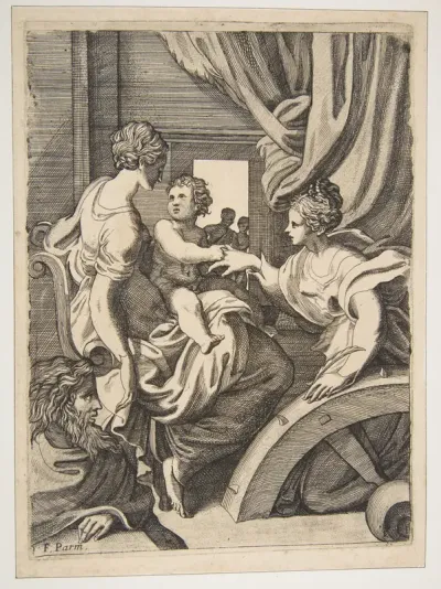 The mystic marriage of Saint Catherine