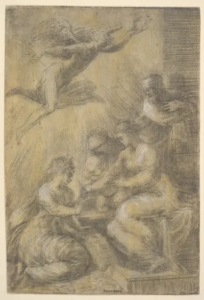 The mystic marriage of Saint Catherine