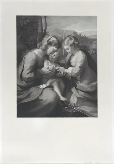 The mystic marriage of Saint Catherine