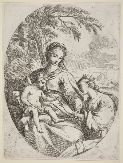 The Mystic Marriage of Saint Catherine